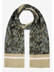 More & More Szal w kolorze oliwkowo-beżowym rozmiar: onesize. Brązowe szaliki i kominy More & More, bez wzorów, z materiału. Za 39.99 zł.