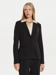 Calvin Klein Marynarka K20K207646 Czarny Regular Fit. Czarne marynarki i żakiety Calvin Klein, bez wzorów, z syntetyku, bez ramiączek. Za 509.99 zł.