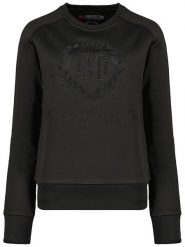 Maison Montaigne Bluza "Fimosai" w kolorze czarnym rozmiar: XL. Czarne bluzy Maison Montaigne, xl, bez wzorów, bez kaptura. Za 92.64 zł.