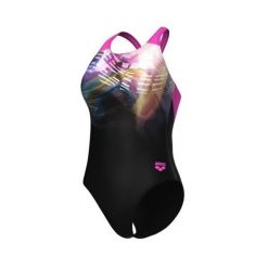 Damski kostium kąpielowy 1-częściowy Arena Dreaming V Back. Czarne stroje jednoczęściowe Arena, bez wzorów, sportowe. Za 264.00 zł.