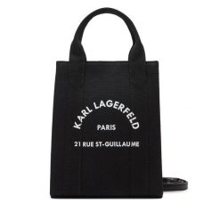 Torebka KARL LAGERFELD. Czarne torebki klasyczne KARL LAGERFELD, bez wzorów, klasyczne, bez dodatków. Za 279.99 zł.