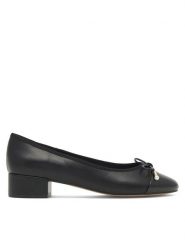 Nine West Baleriny WFA2608-1 Czarny. Czarne baleriny Nine West, bez wzorów, ze skóry, bez obcasa, bez zapięcia. Za 199.99 zł.