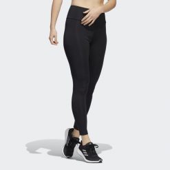 Legginsy damskie adidas Designed To Move. Czarne legginsy adidas, bez wzorów, sportowe. Za 209.45 zł.