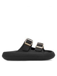 MEXX Klapki MICC1904941W-01 Czarny. Czarne klapki Mexx, bez wzorów, z syntetyku, bez obcasa, bez zapięcia. Za 79.99 zł.