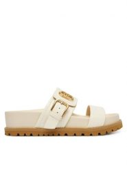 Liu Jo Klapki Livia 02 SA6109 EX068 Écru. Klapki Liu Jo, bez wzorów, ze skóry, bez obcasa, bez zapięcia. Za 469.99 zł.