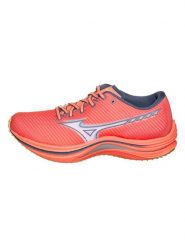 Mizuno Buty "Wave Rebellion" w kolorze pomarańczowym do biegania rozmiar: 40,5. Pomarańczowe buty treningowe Mizuno, bez wzorów, z materiału, bez zapięcia, do biegania. Za 461.45 zł.
