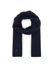 Tommy Hilfiger Szalik Flag AW0AW19120 Granatowy. Niebieskie szaliki i kominy Tommy Hilfiger, bez wzorów, z bawełny. Za 289.99 zł.