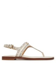 MICHAEL Michael Kors Sandały 40S5MAFS1B Écru. Sandały MICHAEL Michael Kors, bez wzorów, ze skóry, bez obcasa, na płaskiej podeszwie, bez zapięcia. Za 409.99 zł.