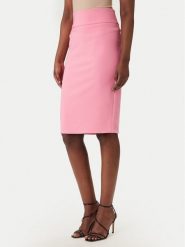 Rinascimento Spódnica ołówkowa CFC0128651003 Różowy Slim Fit. Czerwone spódnice Rinascimento, m, bez wzorów, z syntetyku, ołówkowe. Za 349.99 zł.