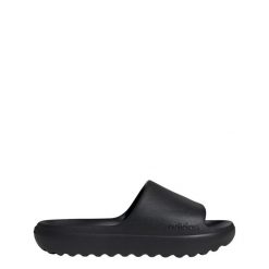 Klapki Adilette Lumia. Czarne klapki adidas, bez wzorów, sportowe, bez obcasa, bez zapięcia. Za 159.00 zł.