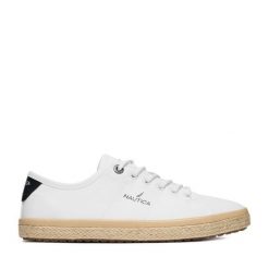 Espadryle Nautica. Białe espadryle Nautica, bez wzorów, bez obcasa. Za 149.99 zł.