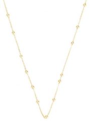 OR ÉCLAT Złoty naszyjnik "Chaine" z elementami ozdobnymi - dł. 50 cm rozmiar: onesize. Żółte naszyjniki Or Éclat, z materiału, złote. Za 1,261.99 zł.