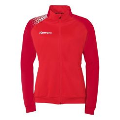 Damska bluza dresowa Kempa Ambition 28 Poly. Czerwone bluzy bez kaptura Kempa, bez wzorów, z dresówki, bez kaptura, do piłki ręcznej. Za 212.50 zł.