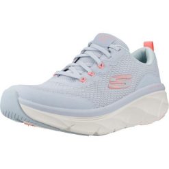 Buty SKECHERS 150095S Niebieski. Niebieskie buty sportowe lifestyle Skechers, bez wzorów, z tkaniny, sportowe, bez zapięcia. Za 349.99 zł.