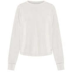 Bluza Deha Z Okrągłym Dekoltem Cozy Damskie. Białe bluzy Deha, l, bez wzorów, z elastanu, bez ramiączek, bez kaptura. Za 433.99 zł.