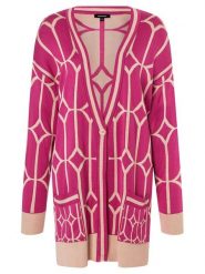 More & More Kardigan w kolorze różowo-beżowym rozmiar: 42. Brązowe swetry More & More, bez wzorów, z wiskozy, bez ramiączek. Za 155.15 zł.