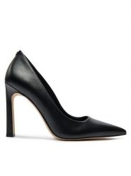 MICHAEL Michael Kors Szpilki Amara leather Pump 40S4AMHP1L Czarny. Czarne szpilki MICHAEL Michael Kors, bez wzorów, ze skóry, bez obcasa, na szpilce, bez zapięcia. Za 569.99 zł.