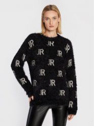 John Richmond Sweter RWA22285MA Czarny Regular Fit. Czarne swetry John Richmond, xs, bez wzorów, z syntetyku, bez ramiączek. Za 1,349.00 zł.