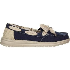 Półbuty HeyDude Effie Bay Sea 003247, Granat, Materiał. Niebieskie półbuty wsuwane HeyDude, na lato, bez wzorów, z bawełny, bez obcasa. Za 249.99 zł.