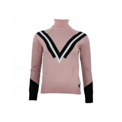 Damski sweter z golfem Peak Mountain Adonie. Czerwone swetry Peak Mountain, na zimę, bez wzorów, sportowe, bez ramiączek. Za 236.00 zł.