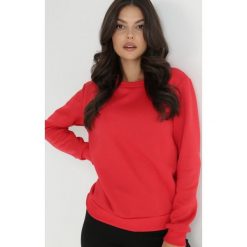 Czerwona Bluza Disphiffo. Czerwone bluzy Born2be, l, bez wzorów, z polaru, bez kaptura. W wyprzedaży za 33.99 zł.
