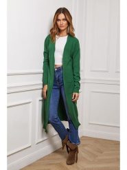 Joséfine Kardigan "Irissa" w kolorze zielonym rozmiar: S. Zielone swetry Joséfine, s, bez wzorów, z kaszmiru, bez ramiączek. Za 208.99 zł.