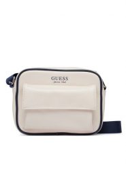 Guess Torebka V6YZ04 W3009 Kremowy. Białe listonoszki Guess, z aplikacjami, ze skóry, bez dodatków. Za 294.99 zł.