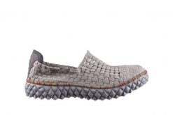 Półbuty Rock Full Breath Bin Lt Lt Grey With Tutti Frutti Binding 23 032957, Szary, Materiał - 37. Szare buty sportowe lifestyle Rock Spring, na lato, bez wzorów, z materiału, rockowe, bez obcasa. W wyprzedaży za 164.99 zł.