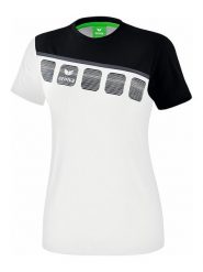 Erima Koszulka sportowa "5-C" w kolorze biało-czarnym rozmiar: 46. Białe t-shirty sportowe Erima, bez wzorów, z materiału, bez ramiączek, outdoorowe. Za 116.05 zł.