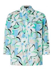 More & More Koszula w kolorze błękitno-biało-zielonym rozmiar: 38. Białe koszule More & More, bez wzorów, z bawełny, bez kołnierzyka, bez ramiączek. Za 78.99 zł.