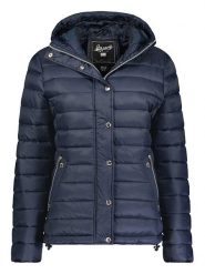 Geographical Norway Kurtka pikowana "Bubulle" w kolorze granatowym rozmiar: XXL. Niebieskie kurtki Geographical Norway, xxl, bez wzorów, bez kaptura. Za 203.02 zł.