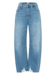 MAC Dżinsy "Dakota" - Comfort fit - w kolorze błękitnym rozmiar: 46. Niebieskie jeansy MAC, z aplikacjami, klasyczne, z podwyższonym stanem. Za 295.99 zł.