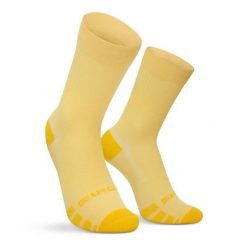 Skarpetki gravel Kolarstwo Siroko GS1 Yellow. Żółte skarpetki SIROKO, bez wzorów, z tkaniny. Za 71.00 zł.