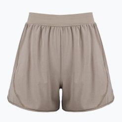 Spodenki Reebok Lux Woven Short. Szare szorty sportowe REEBOK FITNESS, bez wzorów, na fitness i siłownię. Za 149.99 zł.