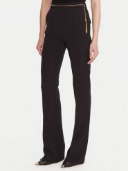 Elisabetta Franchi Spodnie materiałowe PA-141-57E2-V420 Czarny Regular Fit. Czarne spodnie materiałowe Elisabetta Franchi, bez wzorów, z materiału. Za 1,359.00 zł.