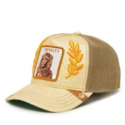 Czapka z daszkiem Goorin Bros. Żółte czapki z daszkiem Goorin Bros, bez wzorów. Za 209.99 zł.