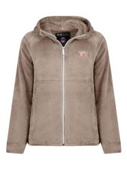 Canadian Peak Kurtka polarowa "Ulotteak" w kolorze beżowym rozmiar: M. Brązowe kurtki Canadian Peak, m, bez wzorów, z polaru, bez kaptura. Za 100.99 zł.