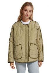 Scotch & Soda Dwustronna kurtka przejściowa w kolorze oliwkowym rozmiar: L. Zielone kurtki Scotch & Soda, l, bez wzorów, bez kaptura. Za 347.81 zł.