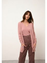 Just Cashmere Kaszmirowy kardigan "Chelsea" w kolorze jasnoróżowym rozmiar: M. Różowe swetry Just Cashmere, m, bez wzorów, z kaszmiru, bez ramiączek. Za 487.95 zł.