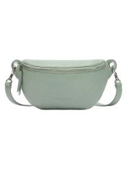 Liebeskind Berlin Skórzana saszetka w kolorze zielonym - 32 x 14 x 7 cm rozmiar: onesize. Zielone nerki i saszetki Liebeskind Berlin, bez wzorów, z materiału, sportowe, bez dodatków. Za 333.81 zł.