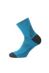 Skarpety Merino TNW. Niebieskie skarpetki LASTING, bez wzorów, z elastanu. Za 58.00 zł.