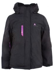 Peak Mountain Parka w kolorze czarnym rozmiar: 164. Czarne płaszcze Peak Mountain, bez wzorów, bez kaptura. Za 165.99 zł.
