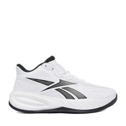Buty do koszykówki Reebok. Białe buty treningowe Reebok, bez wzorów, bez zapięcia, do koszykówki. Za 229.99 zł.
