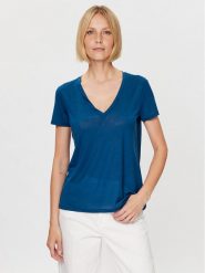 United Colors Of Benetton T-Shirt 3NLHE4249 Niebieski Regular Fit. Niebieskie t-shirty United Colors Of Benetton, xs, bez wzorów, z lyocellu, bez kołnierzyka, bez ramiączek. Za 109.99 zł.