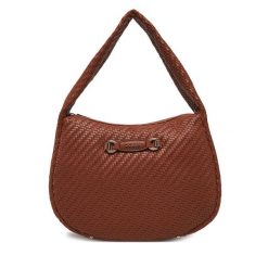 Torebka Guess. Brązowe torebki klasyczne Guess, z aplikacjami, klasyczne, bez dodatków. Za 379.99 zł.