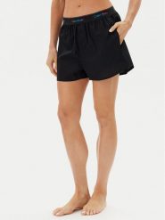 Calvin Klein Underwear Szorty piżamowe LV00QS7471 Czarny Relaxed Fit. Czarne piżamy Calvin Klein Underwear, m, bez wzorów, z bawełny, bez kołnierzyka, bez ramiączek. Za 129.99 zł.