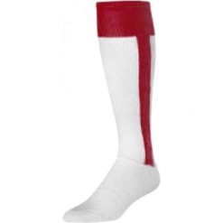Skarpety baseballowe - 2in1 Baseball Socks - Adults (Red). Czerwone skarpetki TCK, bez wzorów. Za 86.95 zł.