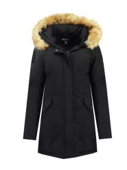 Geographical Norway Parka "Dinasty" w kolorze granatowym rozmiar: XXL. Niebieskie płaszcze Geographical Norway, xxl, bez wzorów, bez kaptura. Za 264.15 zł.