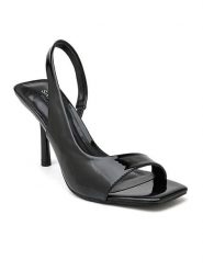 Sixth Sens Sandały w kolorze czarnym na szpilce rozmiar: 38. Czarne sandały Sixth Sens, bez wzorów, z otwartym noskiem, bez obcasa, na koturnie, bez zapięcia. Za 100.99 zł.