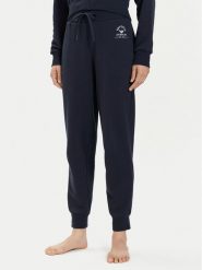 Emporio Armani Underwear Spodnie dresowe 164842 4R276 00135 Granatowy Relaxed Fit. Niebieskie spodnie dresowe Emporio Armani Underwear, bez wzorów, z bawełny. Za 239.99 zł.